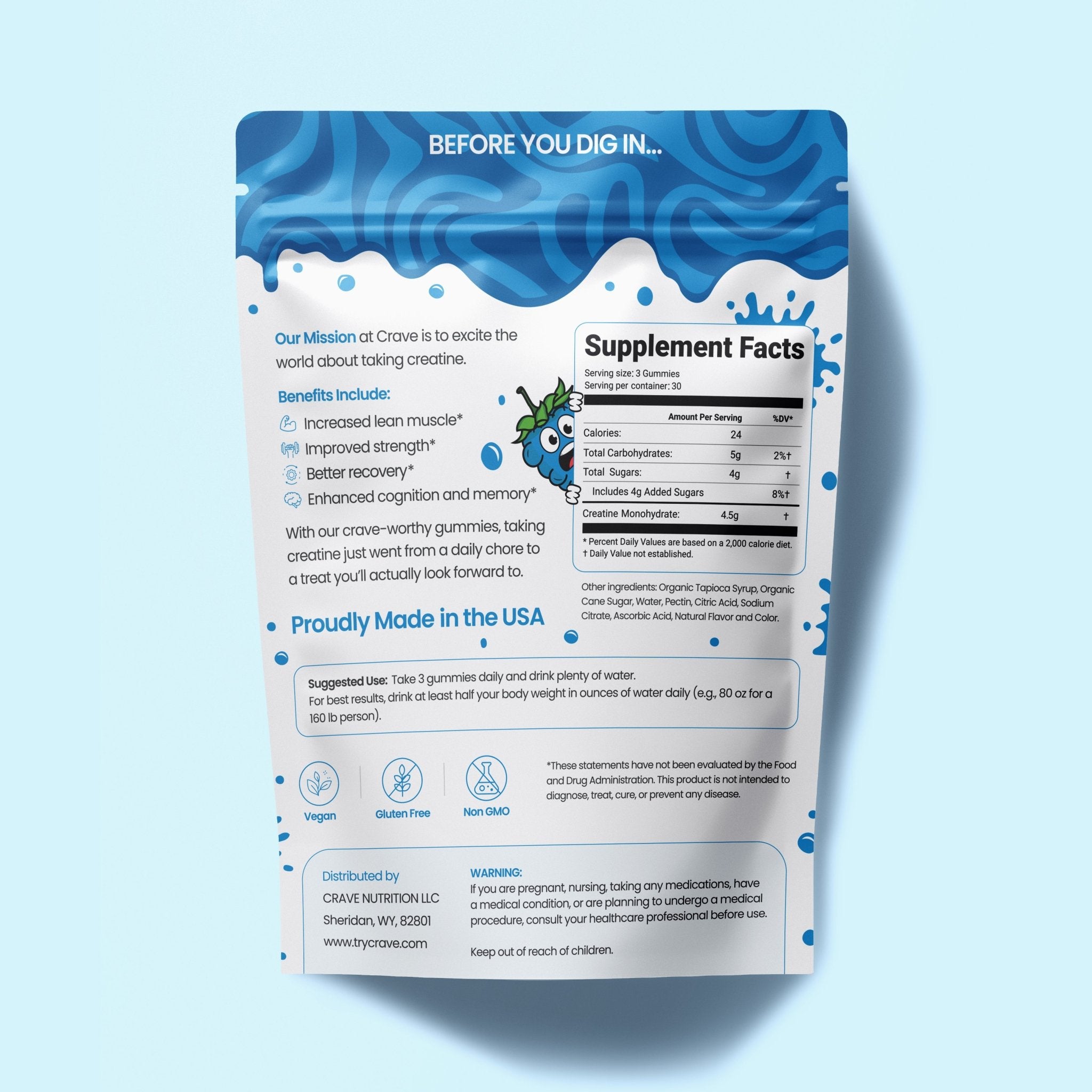 Creatine Monohydrate Gummies - Crave
