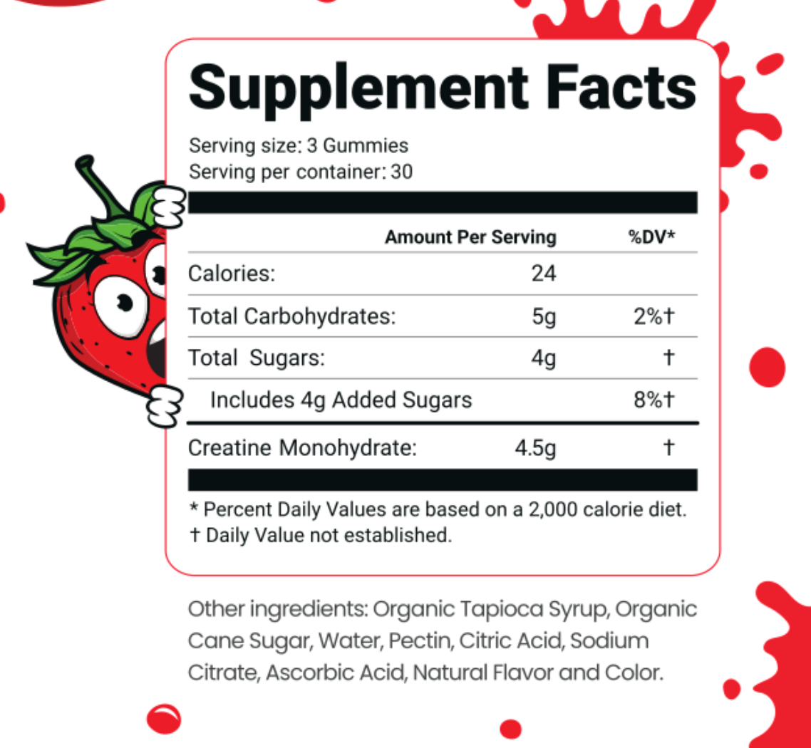 Creatine Monohydrate Gummies - Crave